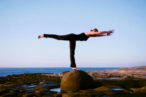 Balancing Stick Pose Bikram/ Warrior 3 Yoga Pose..