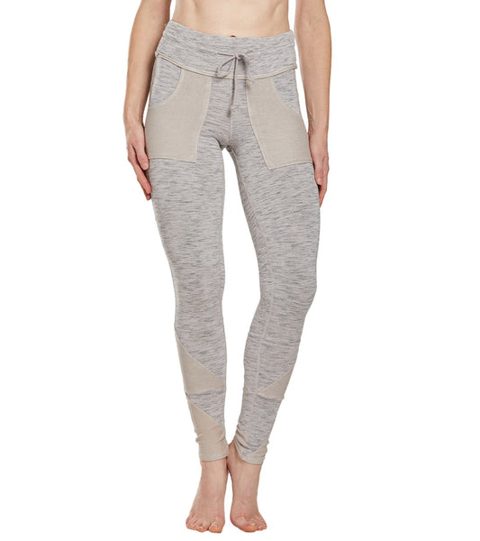 Free People Movement Leggings womens gray Evolution Ribbed Yoga Active  Large M8