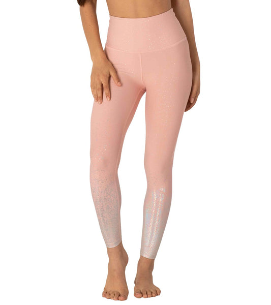 Radiant  Pink Gradient Leggings - Prachelle