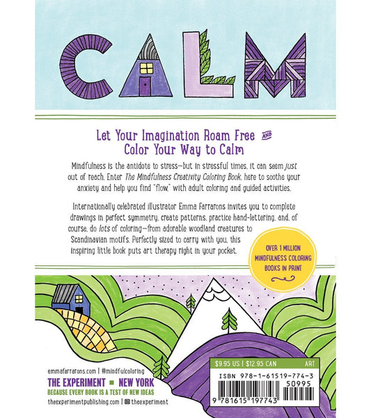 Workman Publishing The Mindfulness Creativity Coloring Book: Anti-Stress  Guided Activities in Drawing, Lettering, and Patterns at