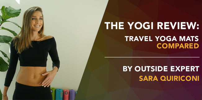 The Foldable Yoga Mat - The Perfect Travel Gym Mat #gifted 