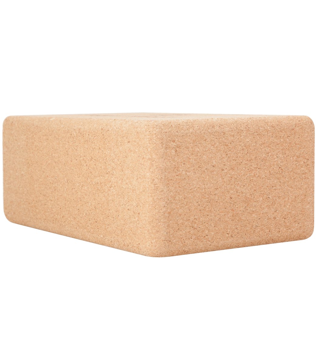 Hugger Mugger Cork Yoga Block 3.5 Inch at EverydayYoga