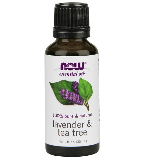 NOW Lavender & Tea Tree 60/40 Oil Blend 1 oz