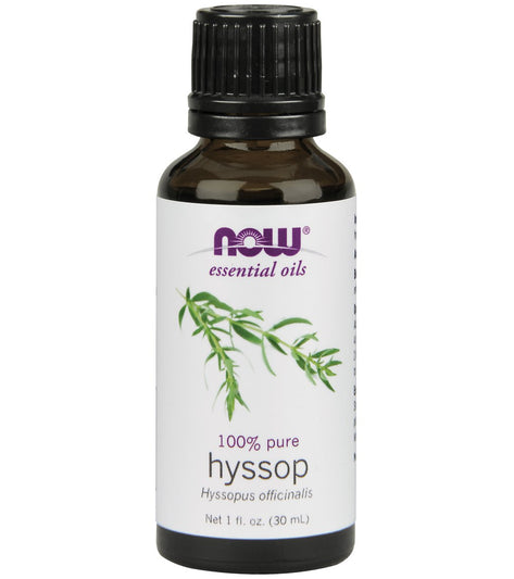 NOW 100% Pure Hyssop Oil 1 oz