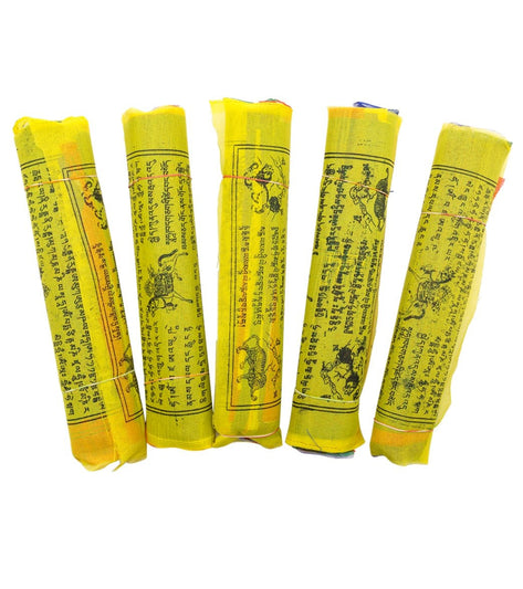 Yak & Yeti Pack of 5 Prayer Flags Large