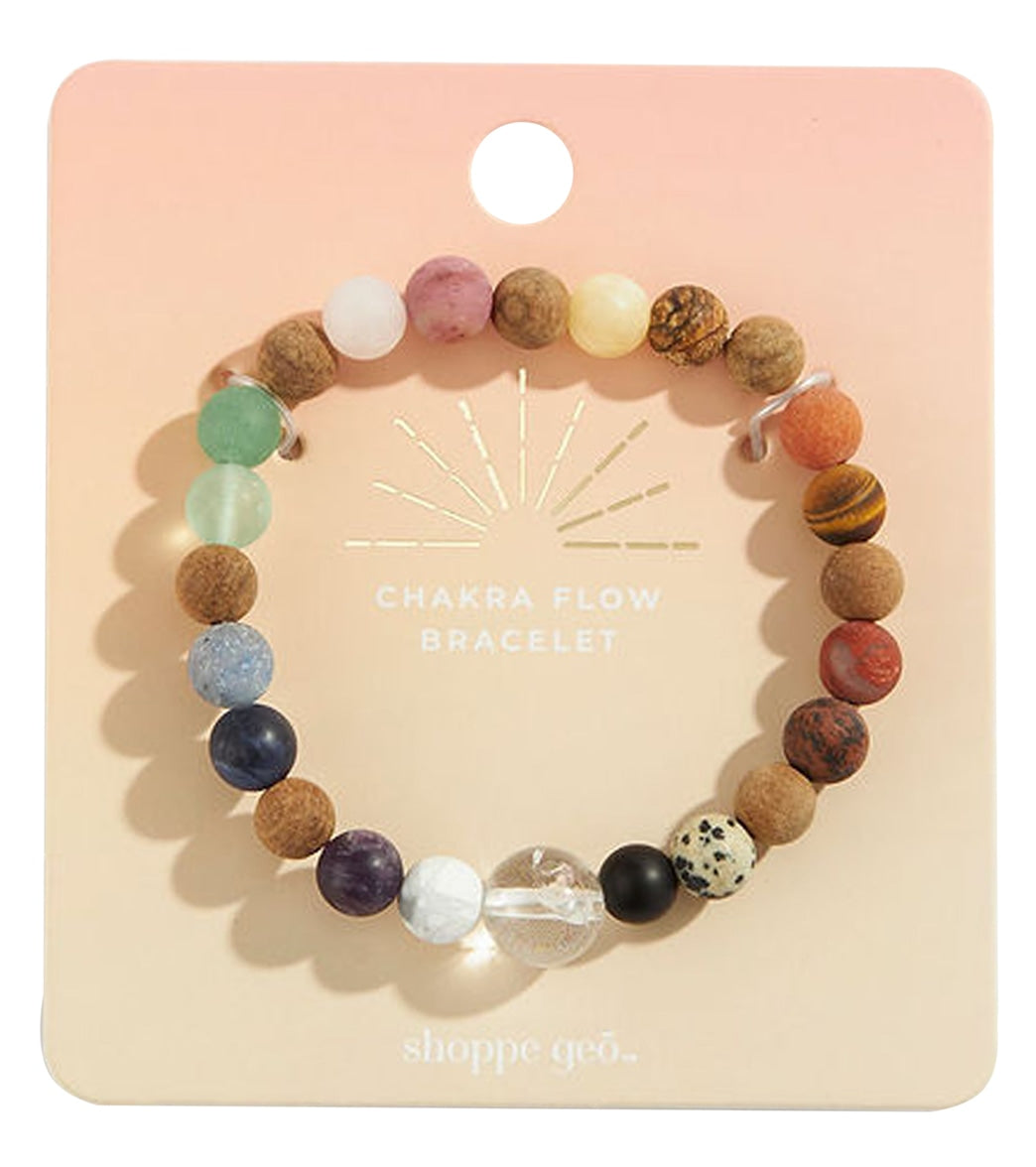 7 Stones Chakra Bracelet Energy Flow Small