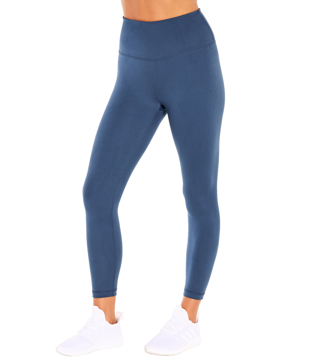 Balance Collection Easy Ankle Yoga Leggings, Women's Size XL, Blue