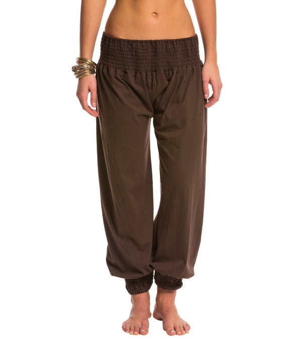 Yak & Yeti Indian Harem Joggers - Brown - L