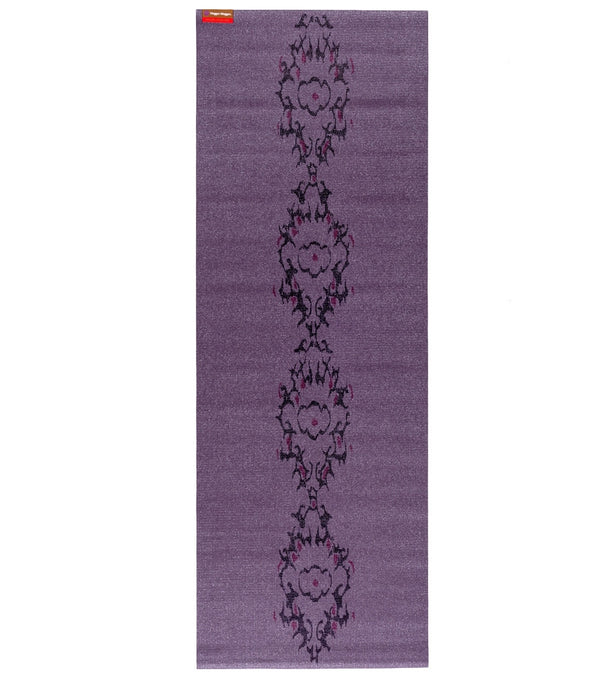 Hugger Mugger Gallery Collection Yoga Mat 68" 3mm - Plum Ikat