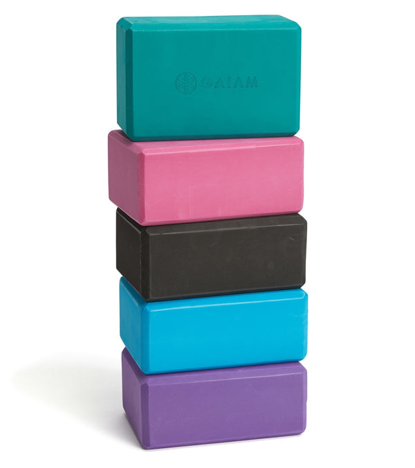 Gaiam Foam Yoga Block 4 Inch - Dovetail Point