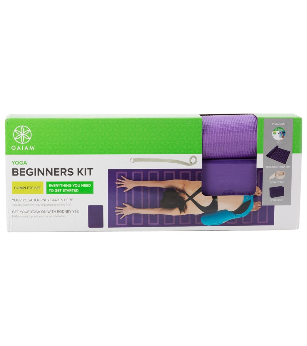 BRAND NEW Gaiam Yoga Mat & orders Meditation Kit