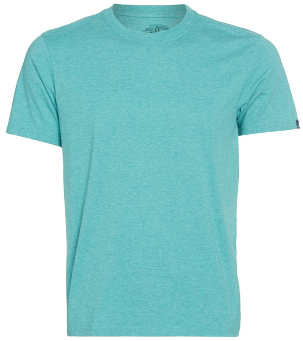 prAna Men's prAna Crew Tee - Azurite Heather - L