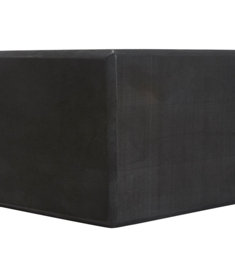 Black foam yoga block by Everyday Yoga, designed to enhance stability and support during yoga practice. This durable yoga accessory is ideal for beginners and experienced yogis, offering versatility in various poses. Perfect for improving balance and deepening stretches.