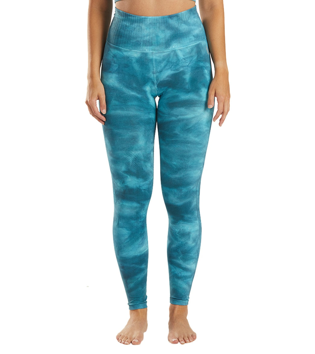 Free People Good Karma Tie Dye Yoga Leggings at EverydayYoga Free Shipping