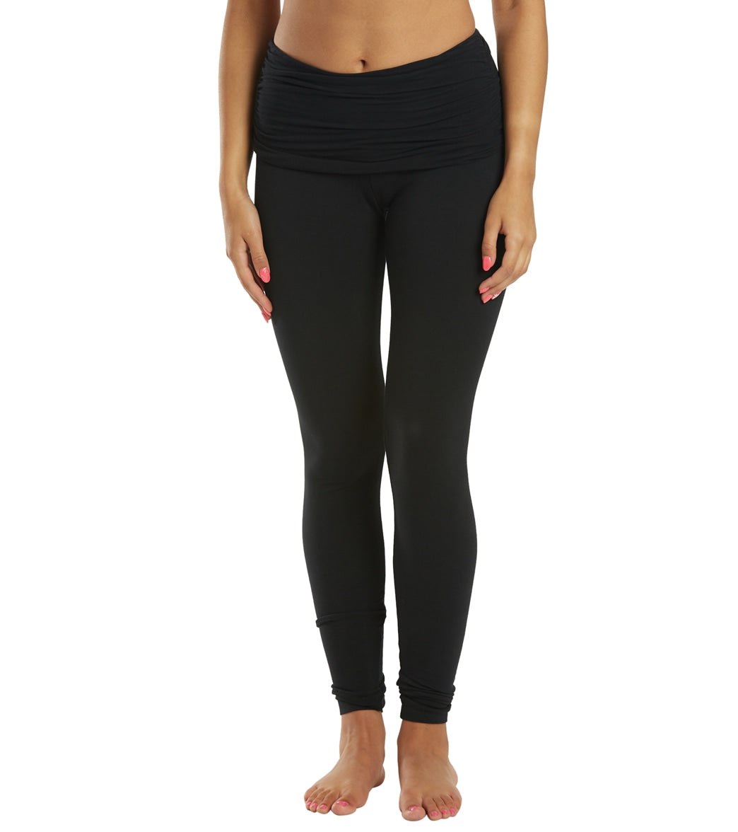 Hard Tail Scrunchy Waistband Ankle Leggings at EverydayYoga Free Shipping