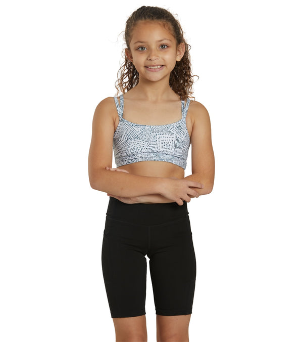 Everyday Yoga Girl Wholesome Tribe Sports Bra - White Tribal - Large