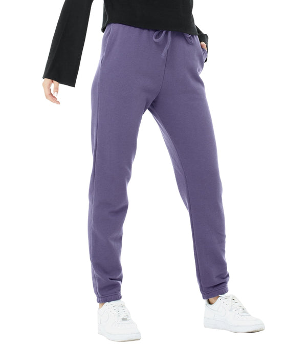 Bella + Canvas Fleece Sweatpants - Wisteria - L