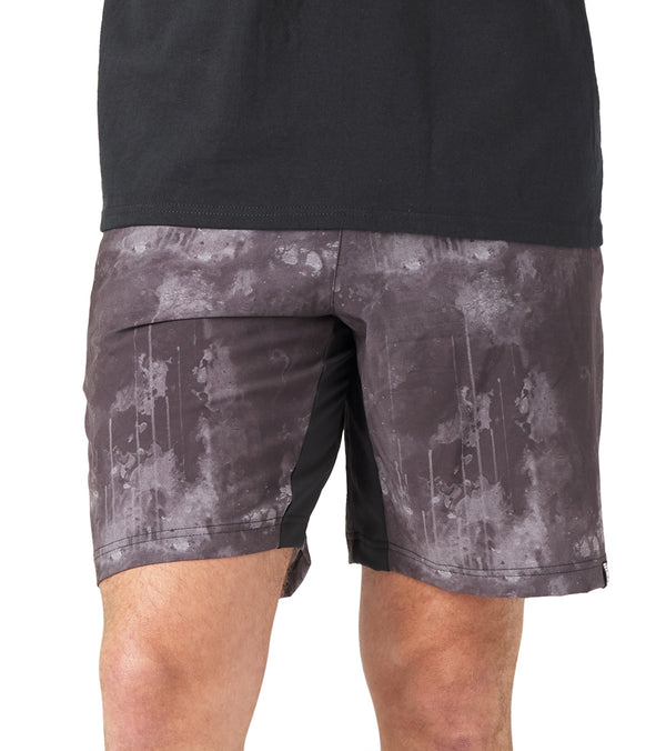 Glyder Arcadia Short - Black Cloud Drip Print - M