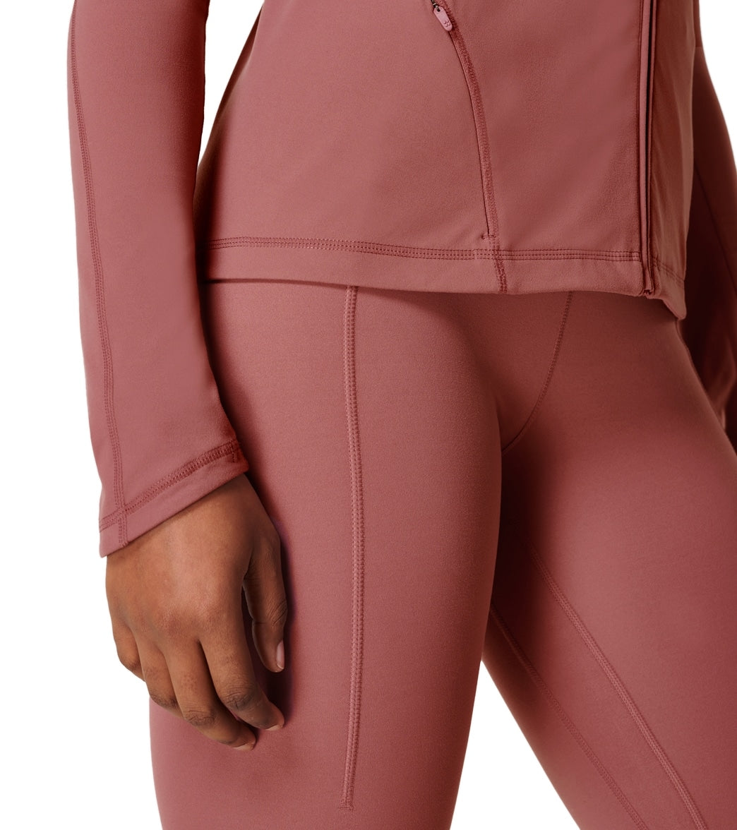 NEW Sweaty Betty outlets Supersoft Pocket 7/8 Leggings in Plum Pink