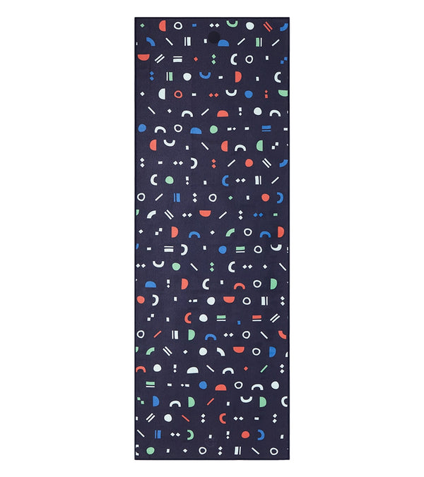 Manduka Yogitoes+ Repreve® Yoga Mat Towel, 71" - Symbols