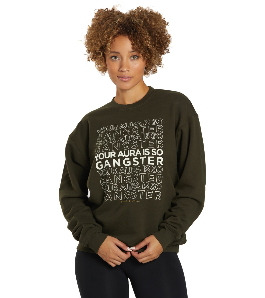 Spiritual Gangster Aura Boyfriend Pullover at EverydayYoga Free Shipping