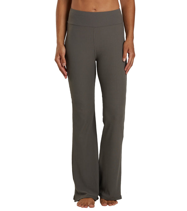 Zobha Slim Bootcut Pant - Gunmetal - L