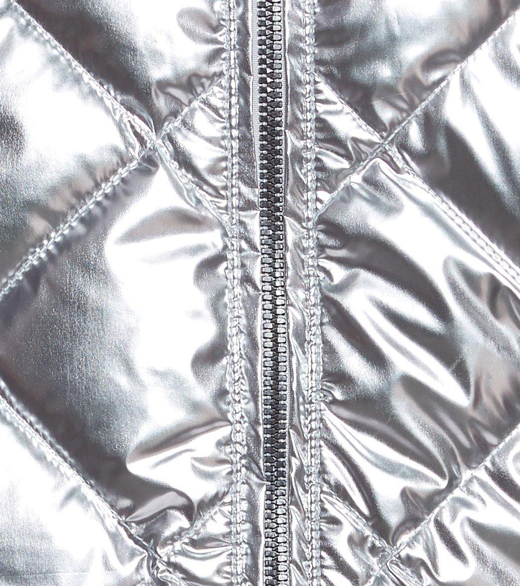 Alo Yoga Idol good silver Reflective Down Filled Bomber Jacket Size M