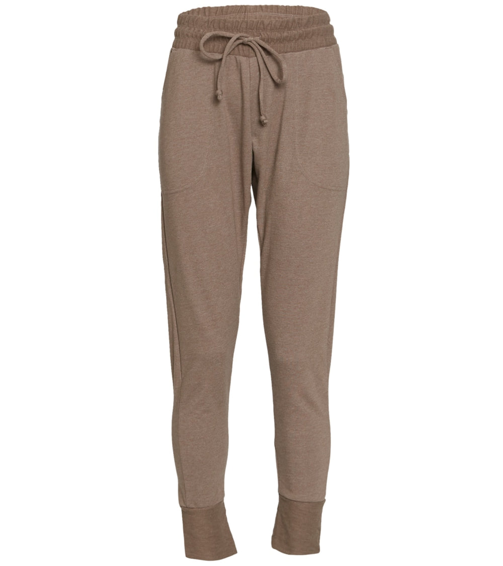 Beyond yoga cozy fleece foldover long sweatpant best sale