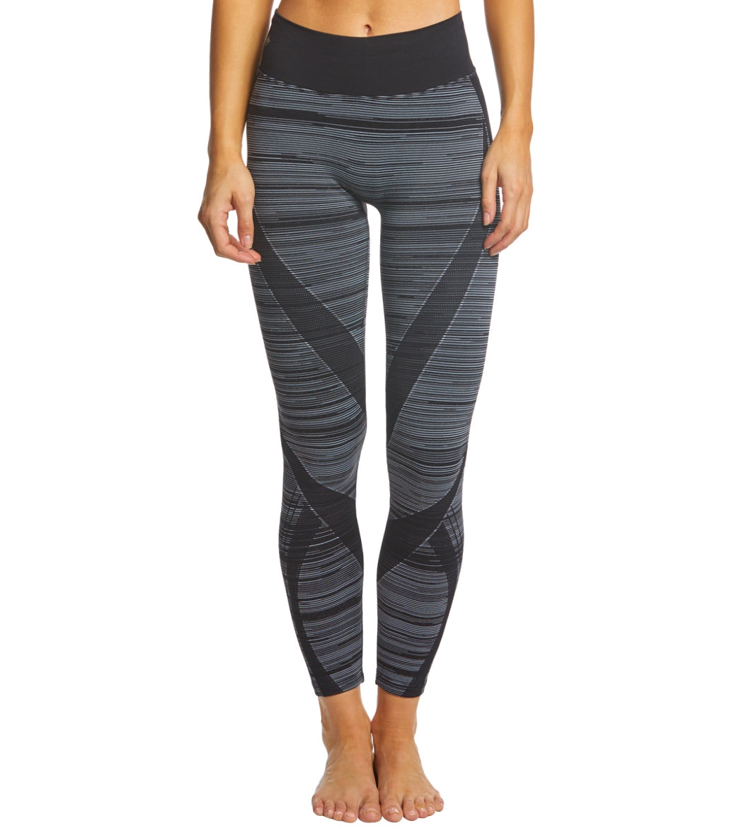 NUX Black Stripe shops ModerateCompression Leggings