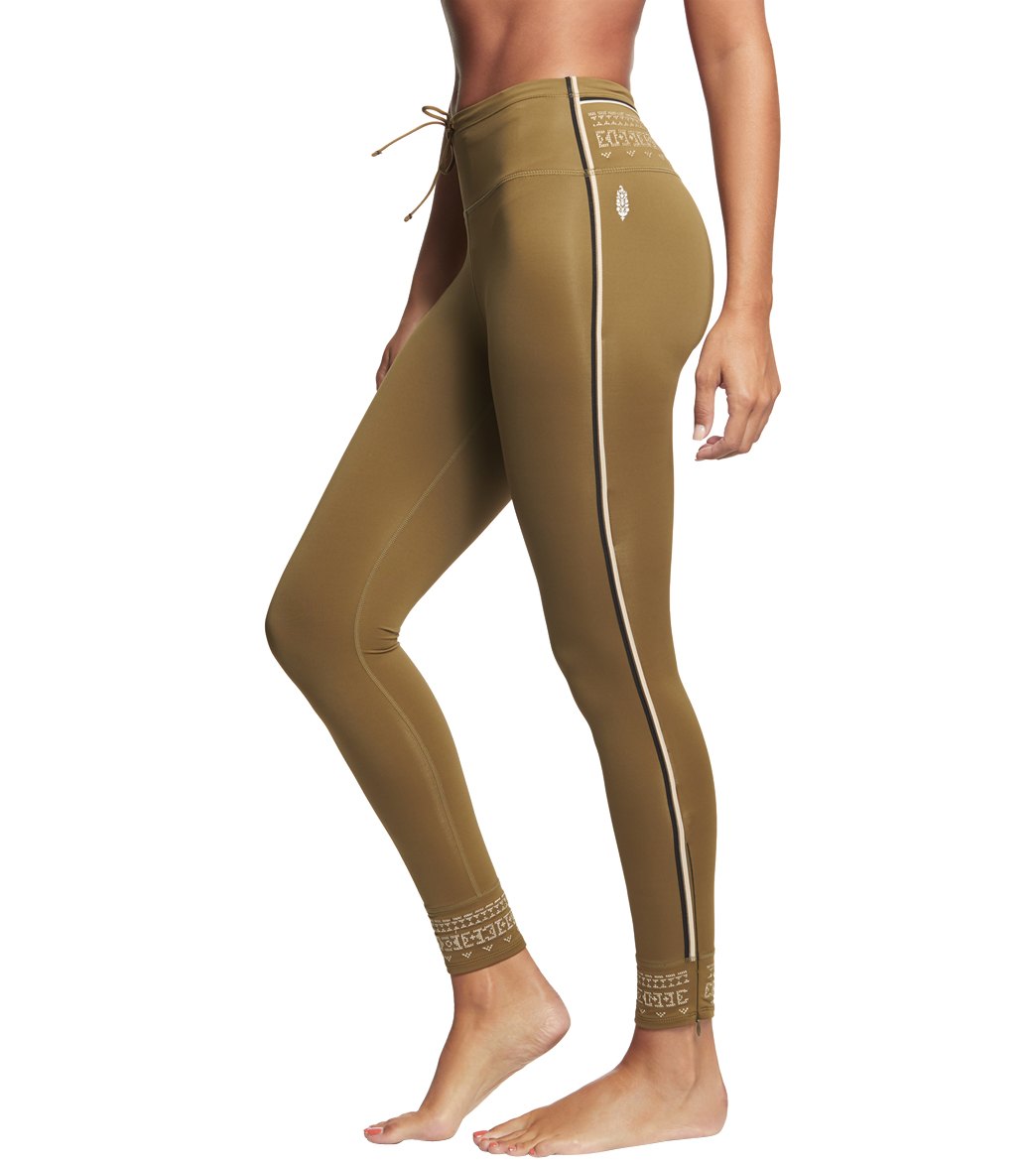 Free People newest • gold leggings