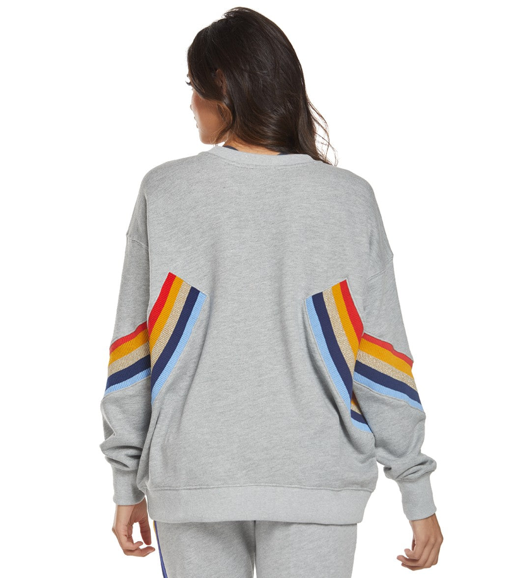 Spiritual gangster heart stripe sweatshirt online