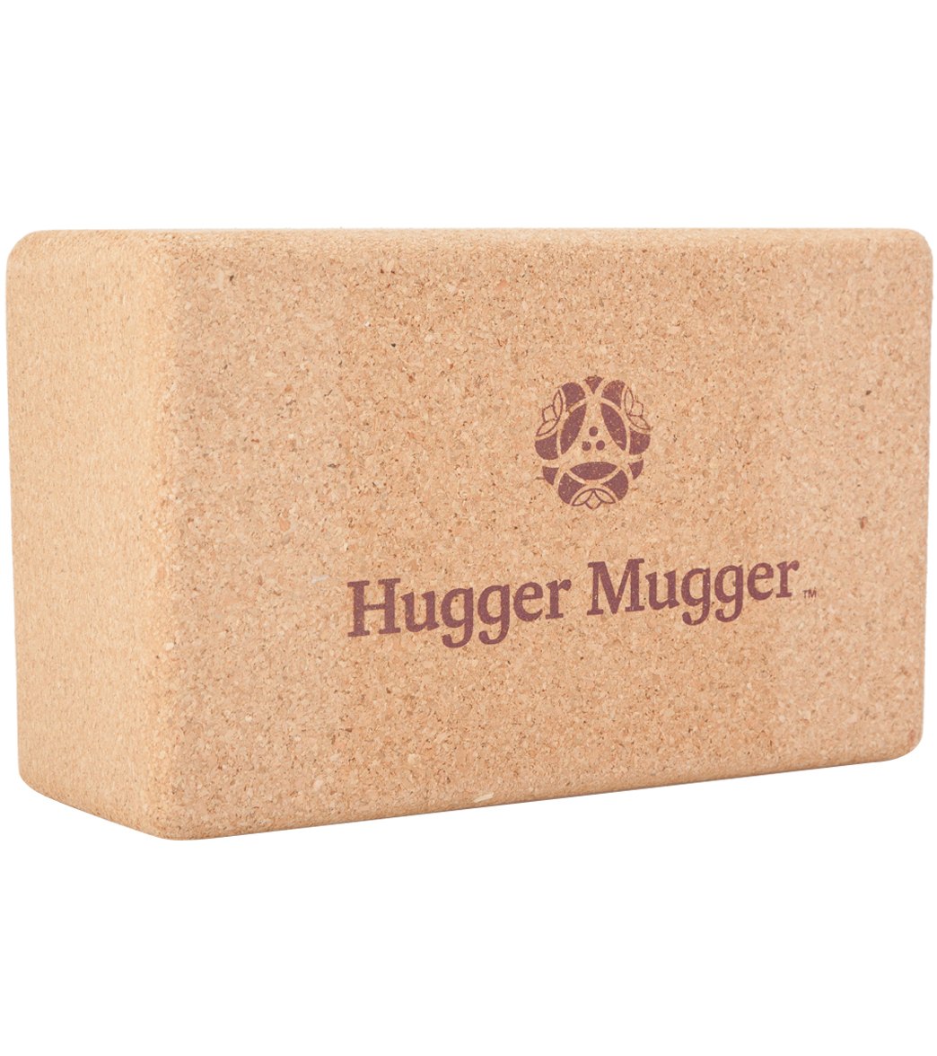 Hugger Mugger Cork Yoga Block 3.5 Inch at