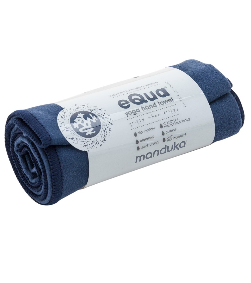 Absorbent and quick drying, the eQua® Hand Yoga Towel is the