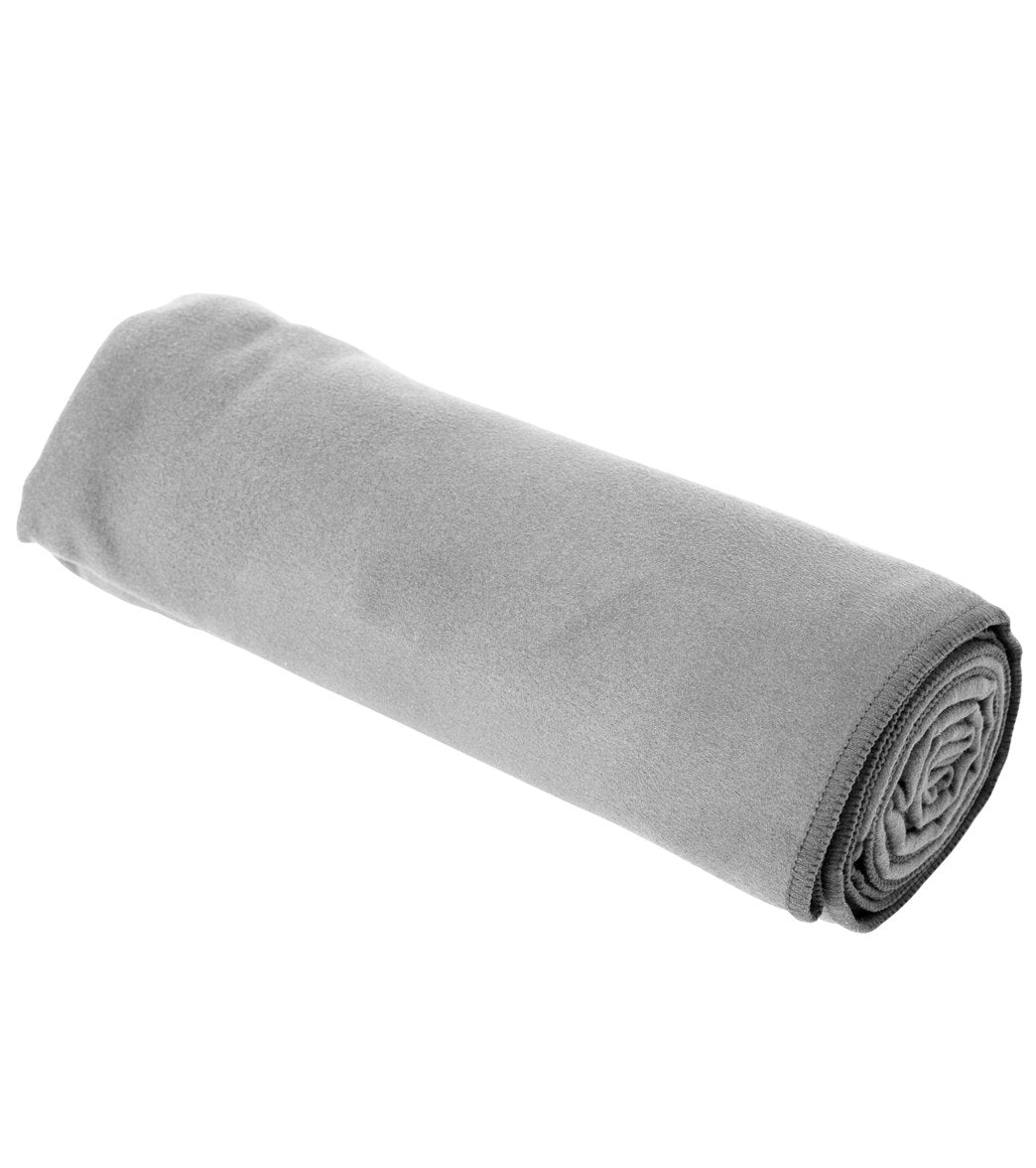 Manduka eQua Yoga Hand Towel, Midnight, 16, Mat Towels 