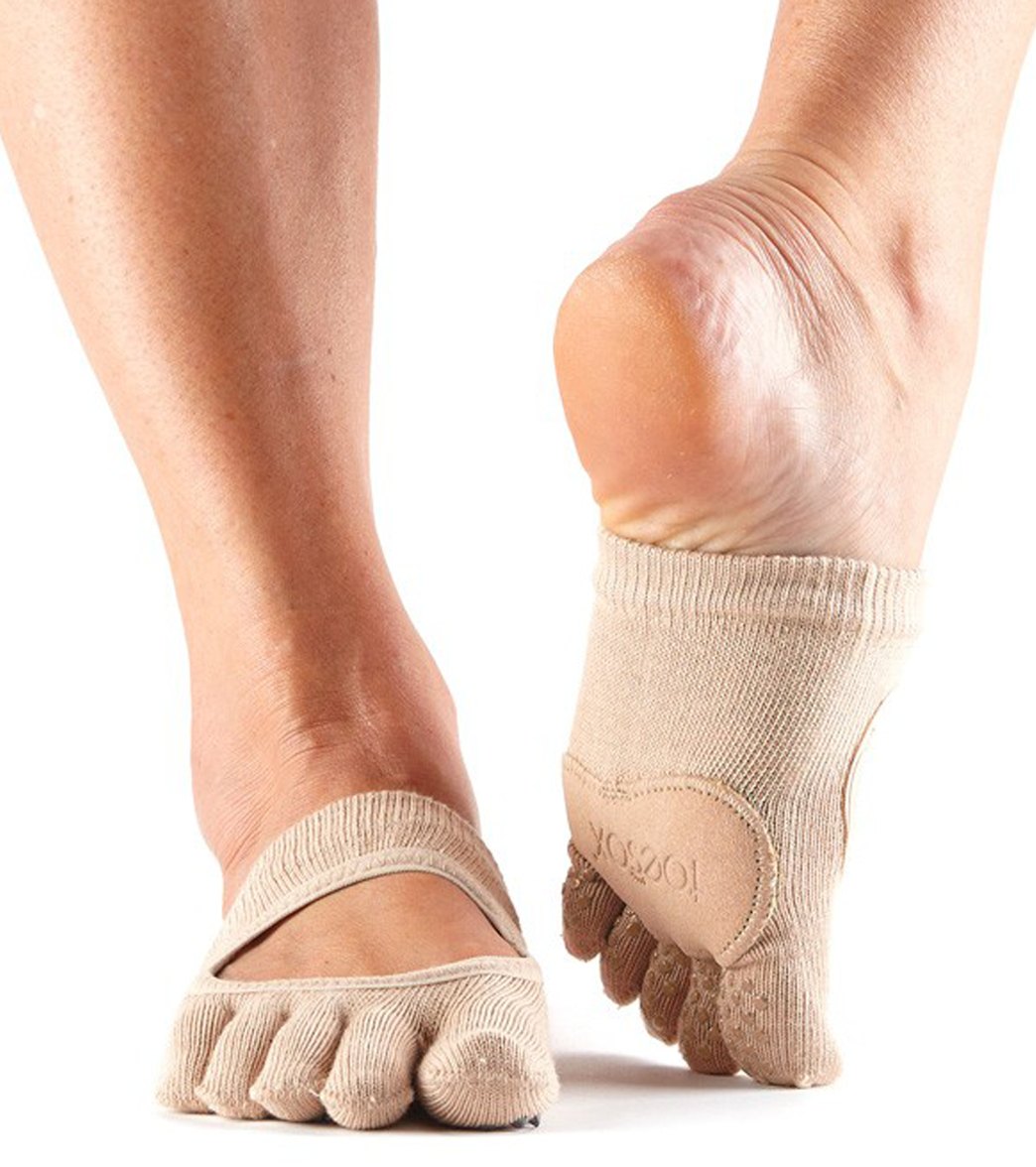 Toesox Releve Full-Toe Yoga Grip Socks at