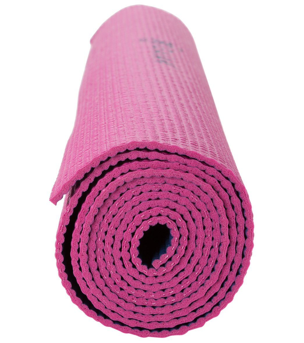 Gaiam - 2-Colour Reversible Yoga Mat - Citron Meadow 3mm - Save-On