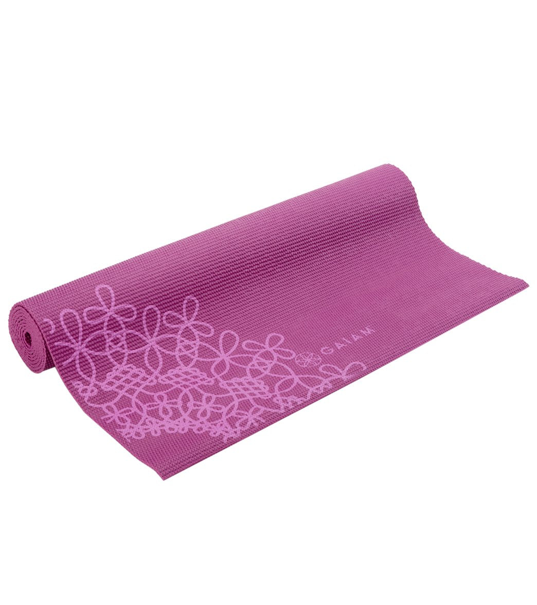 Buy Gaiam Printed Yoga Mat 3 mm Purple Medallion at