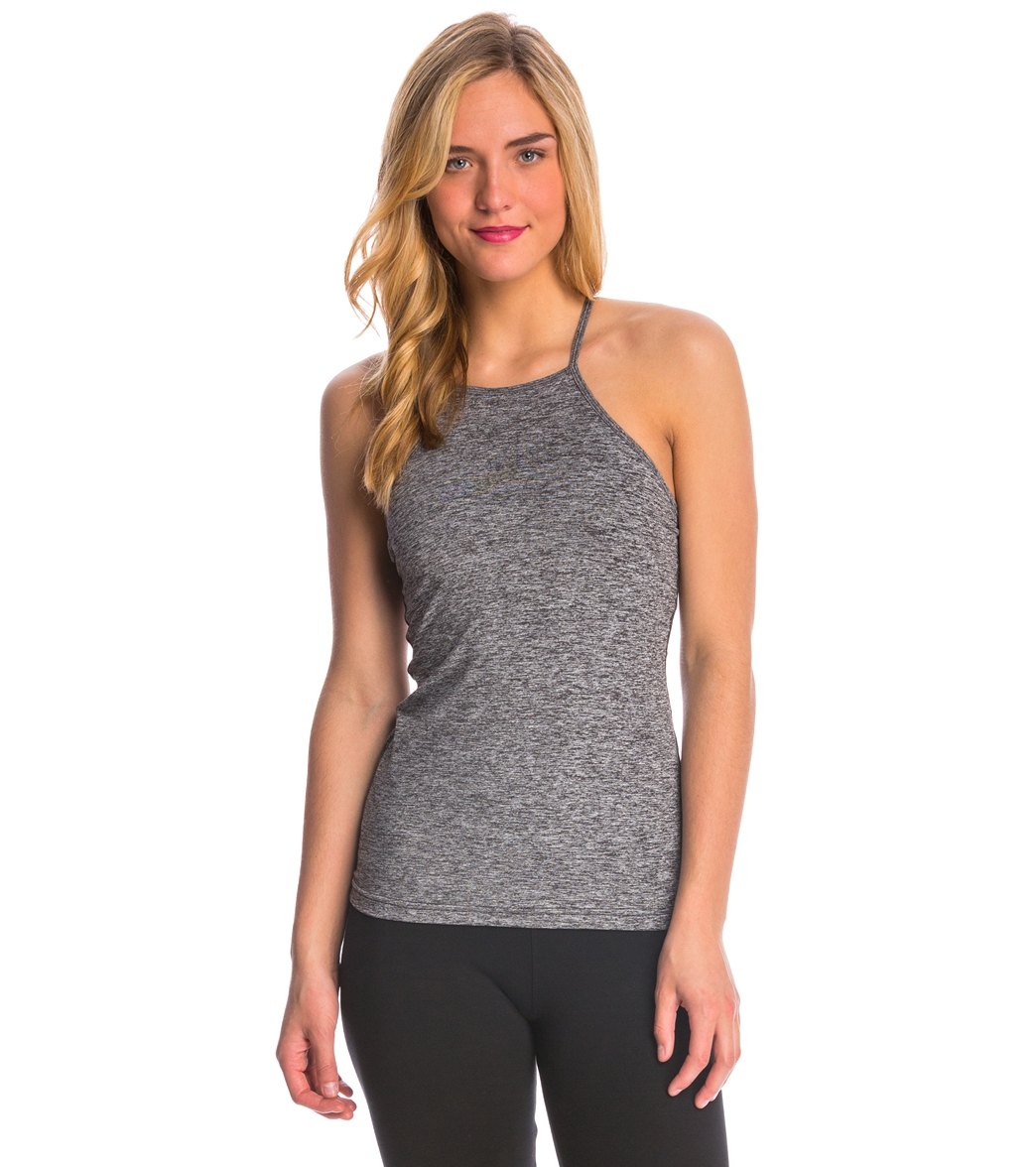 Gaiam Women's Open Back Yoga Tank Top - Sleeveless Racerback