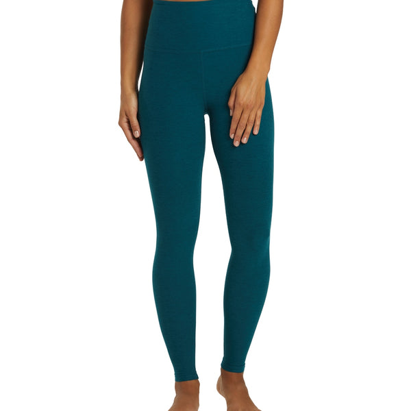 Beyond Yoga, Pants & Jumpsuits, Beyond Yoga Velvet Motion High Waisted  Midi Leggings Black Size Large Nwt