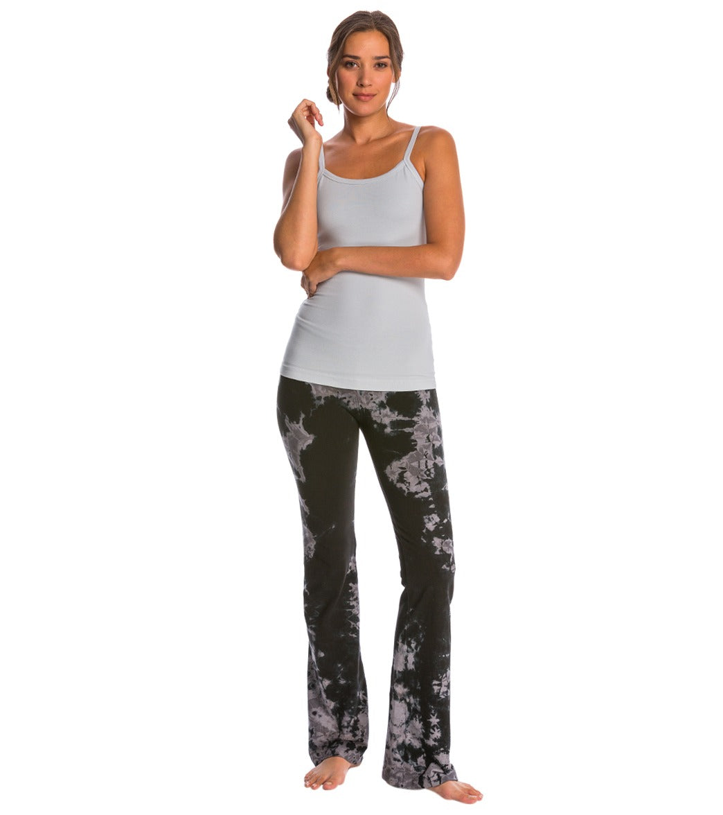 Hard Tail Rolldown Bootleg Cotton Flare Pant at