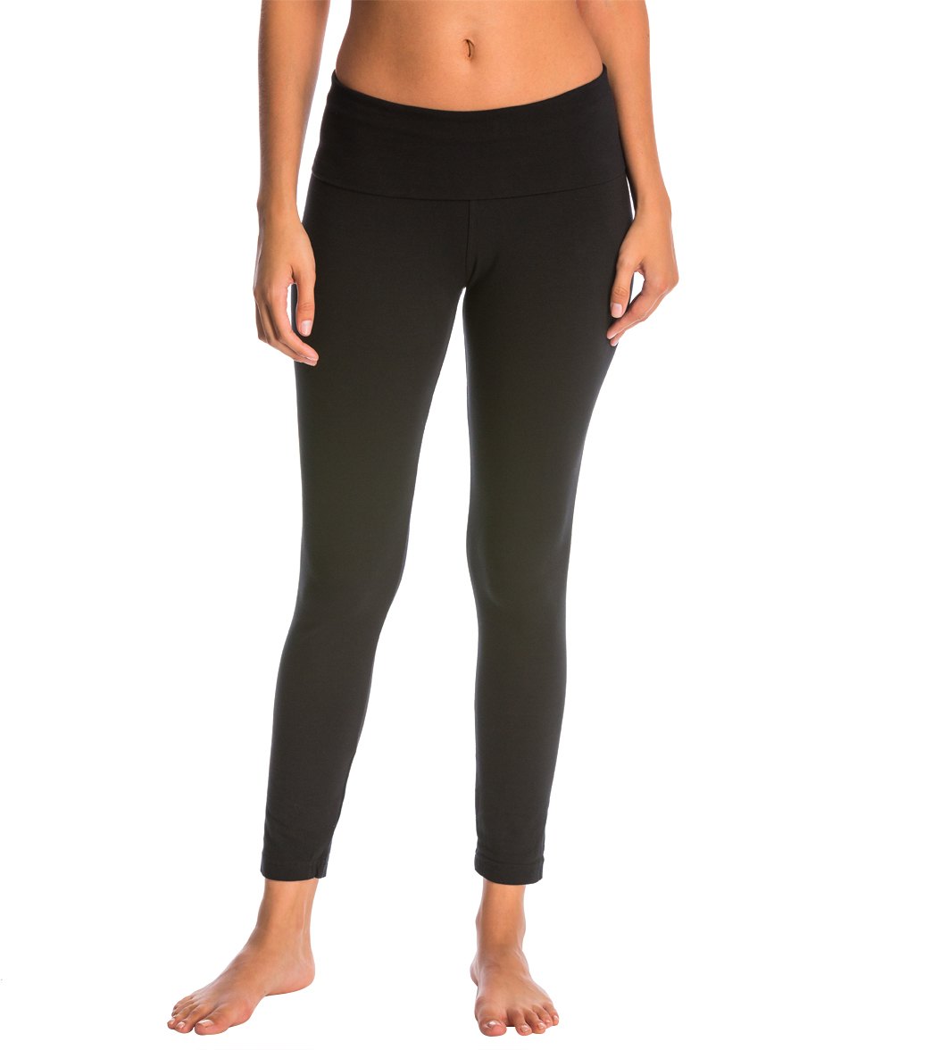Hard Tail Rolldown Bootleg Flare Pant at YogaOutlet.com –