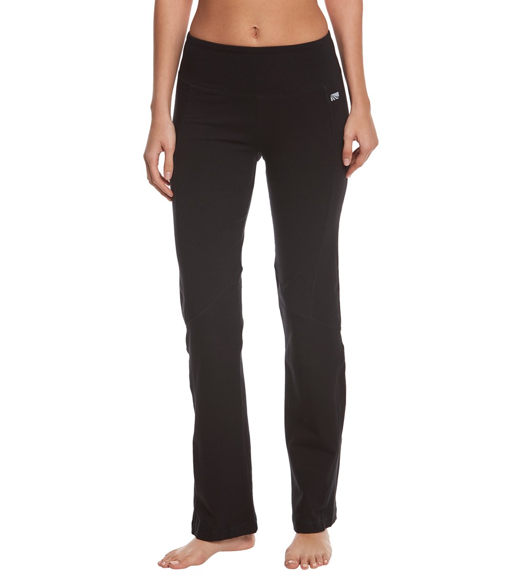 Buy Stelle Women's Bootcut Yoga Pants with Pockets Tummy Control