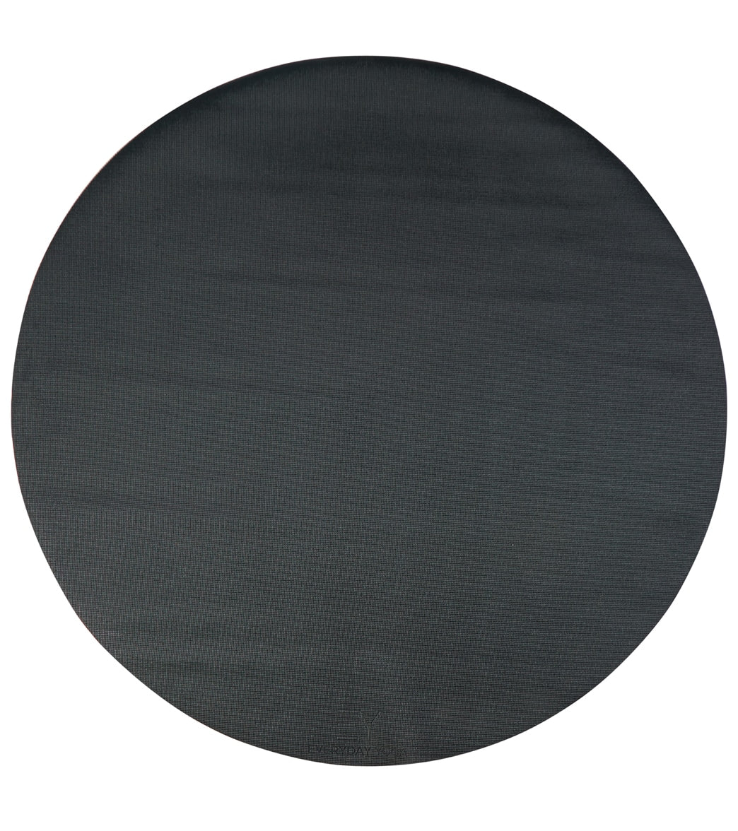 SCHRINER Pro Large Round Yoga Mat 6' x 8mm for Exercise