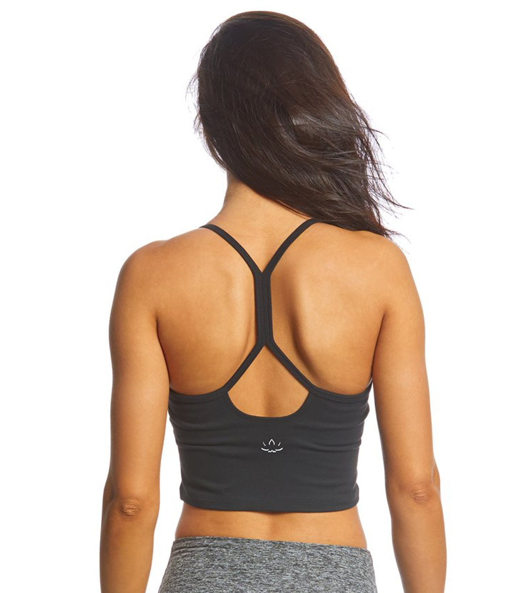 Super Soft Crop Strappy Back Workout Bra Tank - XS, Women's Vests
