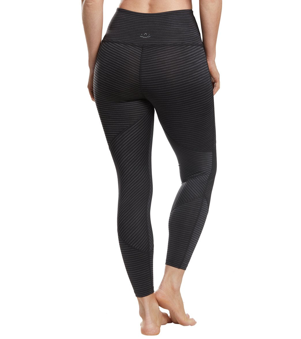 Beyond Yoga True To Stripe High Waisted 7/8 Yoga Leggings at