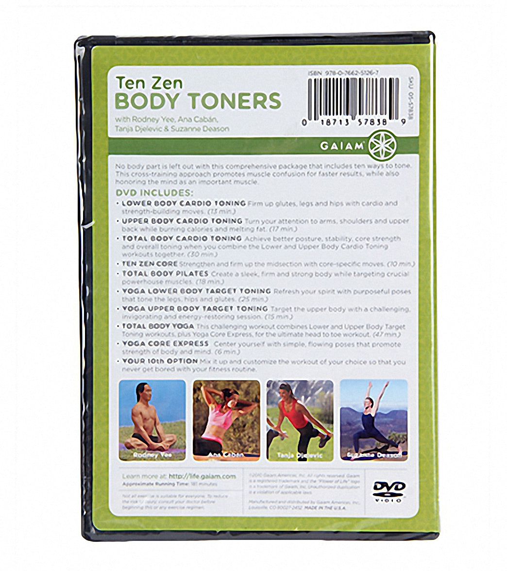 Gaiam Ten Zen Body Toners DVD