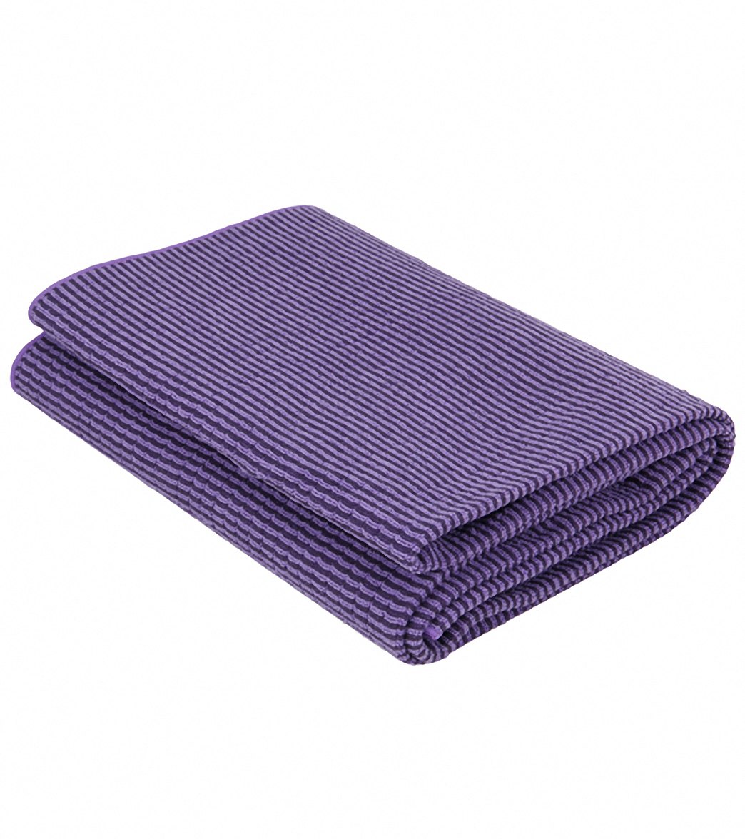 Brilliant Purple Non-Slip Yoga Mat Cover Microfiber Towel with