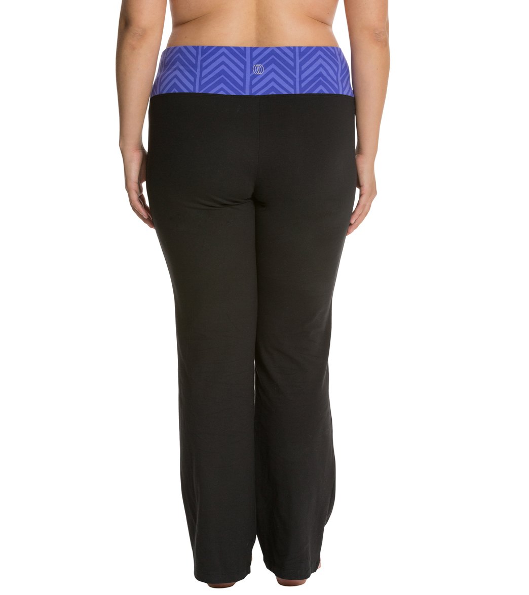 Marika Balance Collection Flat Waist Yoga Pants at