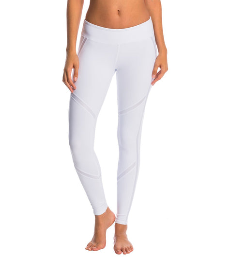Buy Alo Yoga Women's Talia Legging, White/White Glossy, M at