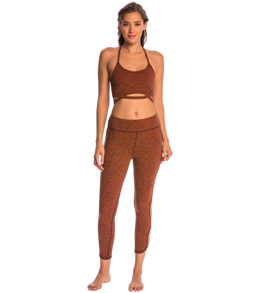 Everyday Yoga Uphold Solid High Waisted Capri Leggings With